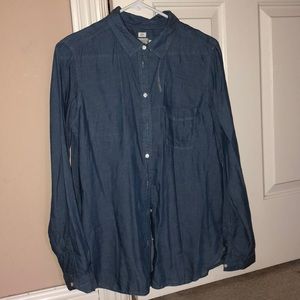 Loft Softened Chambray Shirt